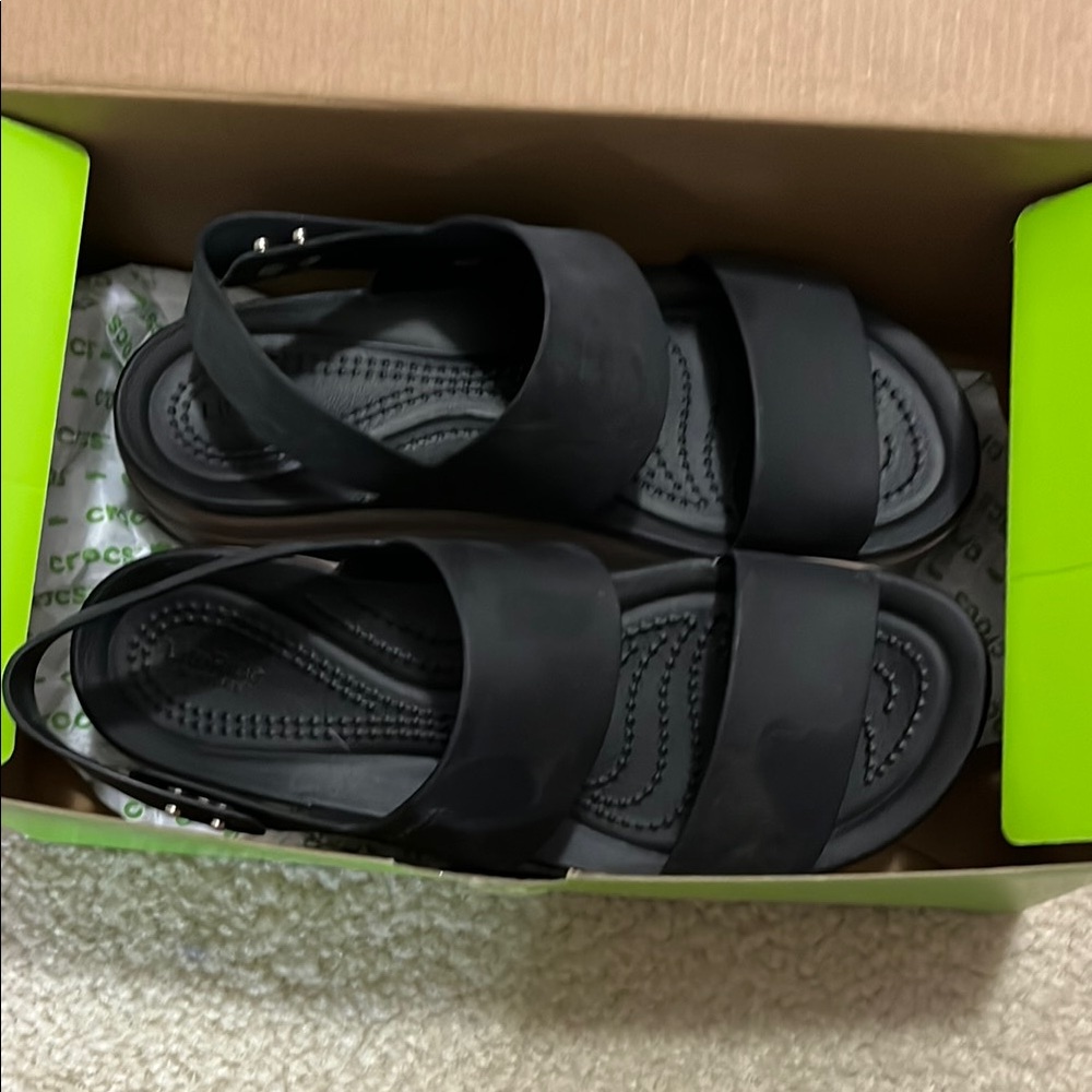 CROCS Men's Black Sandals